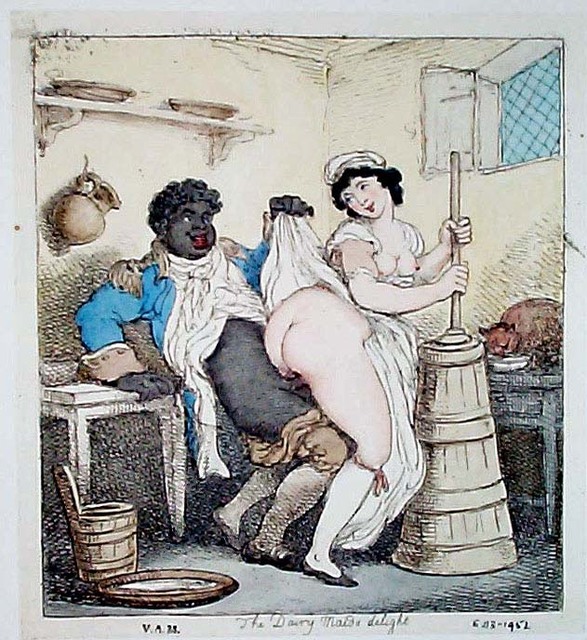 The Dairy Maid’s delight by Thomas Rowlandson