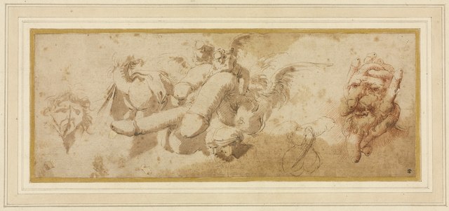 Salvator Rosa – Amorini Riding Phalli