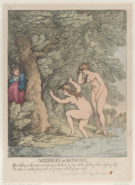 Thomas Rowlandson – Miseries of Bathing