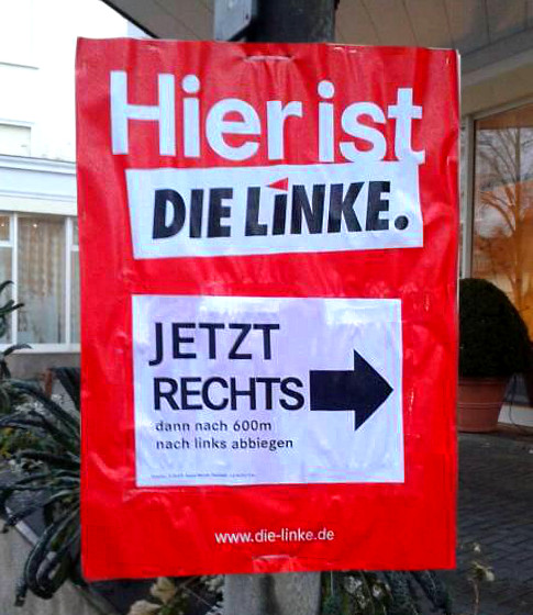 Hier ist Die Linke