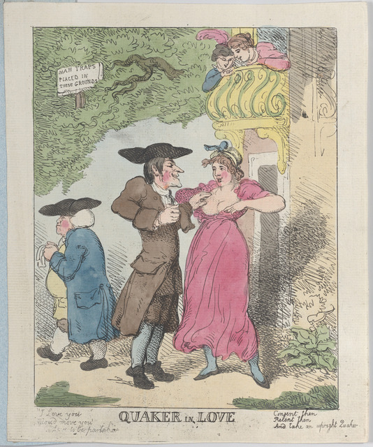 Thomas Rowlandson – Quaker in Love