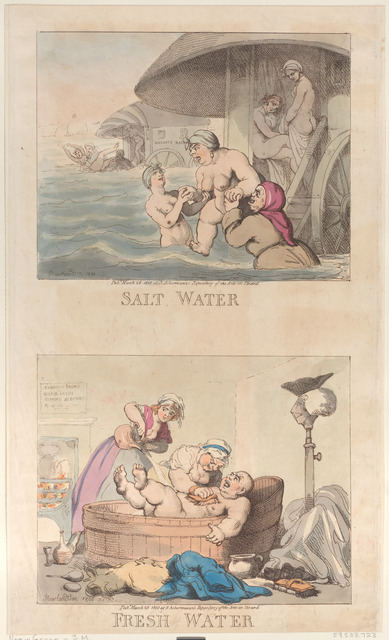 Thomas Rowlandson – Salt Water and Fresh Water