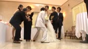 A weird japanese wedding photo session
