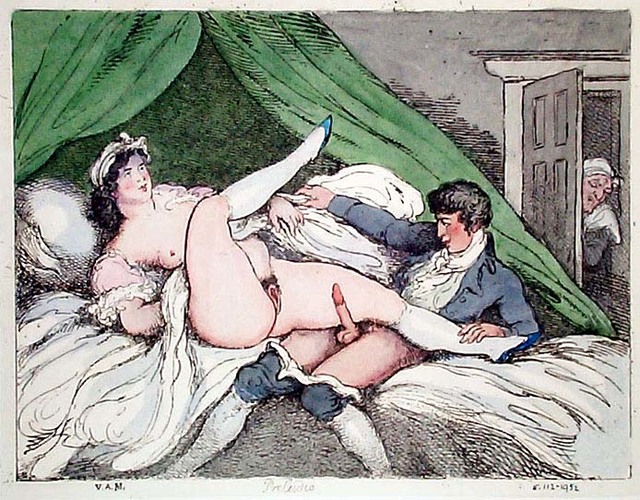 unexpected invitation by Thomas Rowlandson