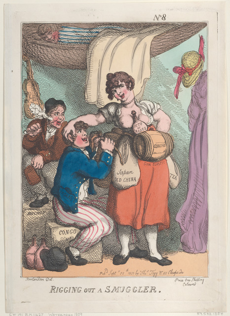 Thomas Rowlandson – Rigging Out a Smuggler