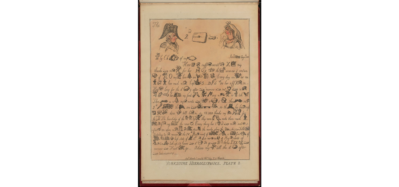 Thomas Rowlandson – Yorkshire hieroglyphics!! Plate 2