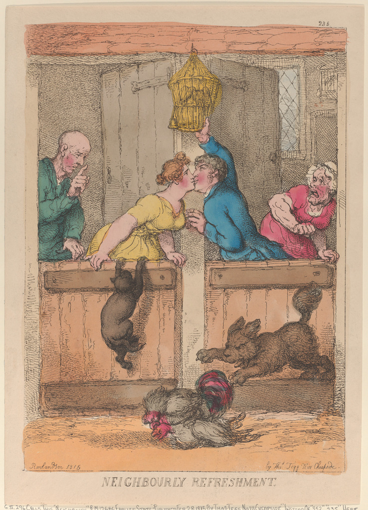 Thomas Rowlandson – Neighbourly Refreshment