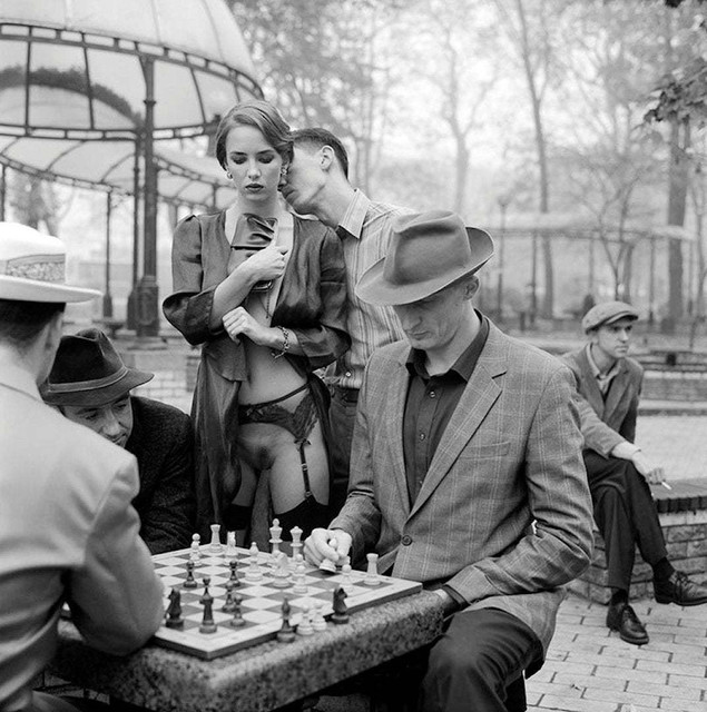 An exciting game of chess