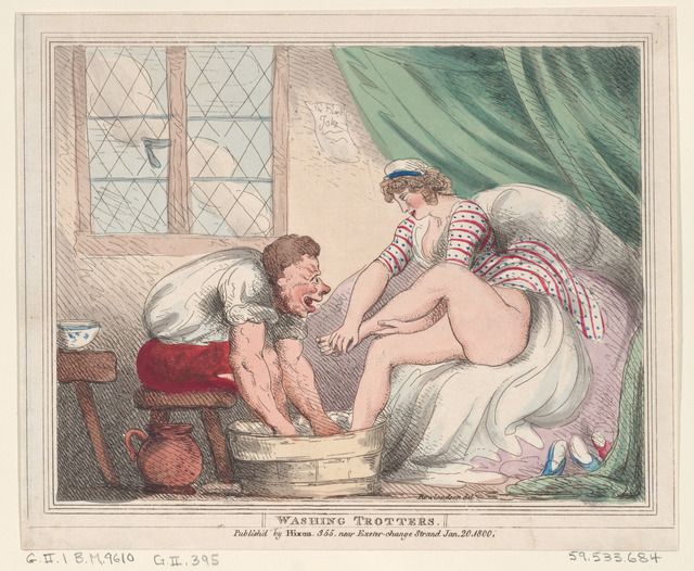 Thomas Rowlandson – Washing Trotters